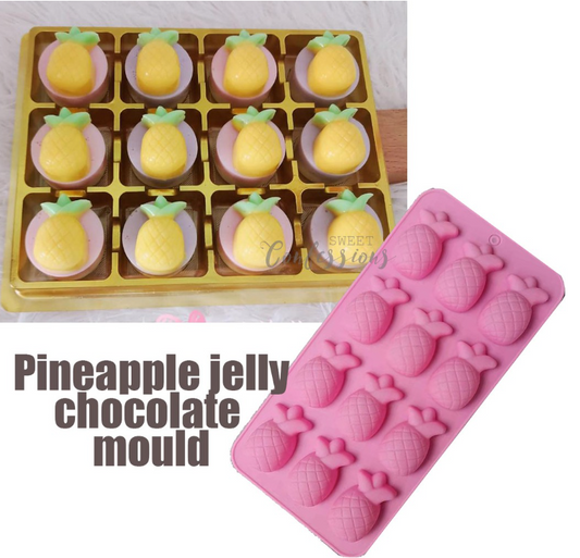 Pineapple jelly mould ananas chocholate mould 黄梨凤梨模