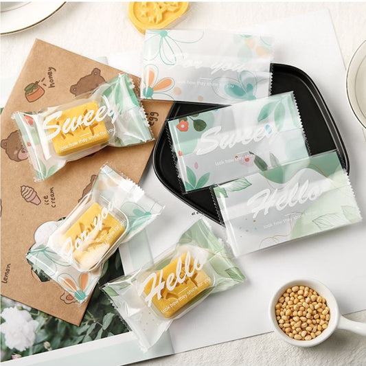 πΈπ¬ 30 / 100pcs heat sealer bag cookie bag pineapple tart tray wrapper packaging bags heat sealed type sweet confessions