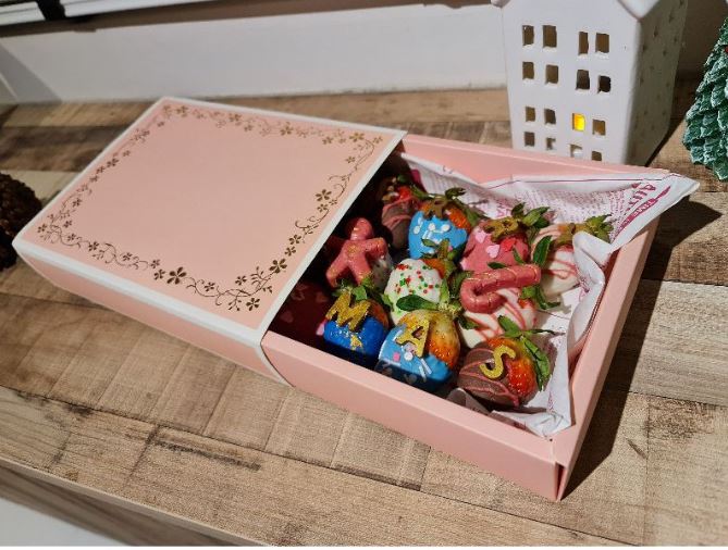 Gift packaging box - 50g / 80g Cake pastry tart pink mooncake boxes for mid autumn festival