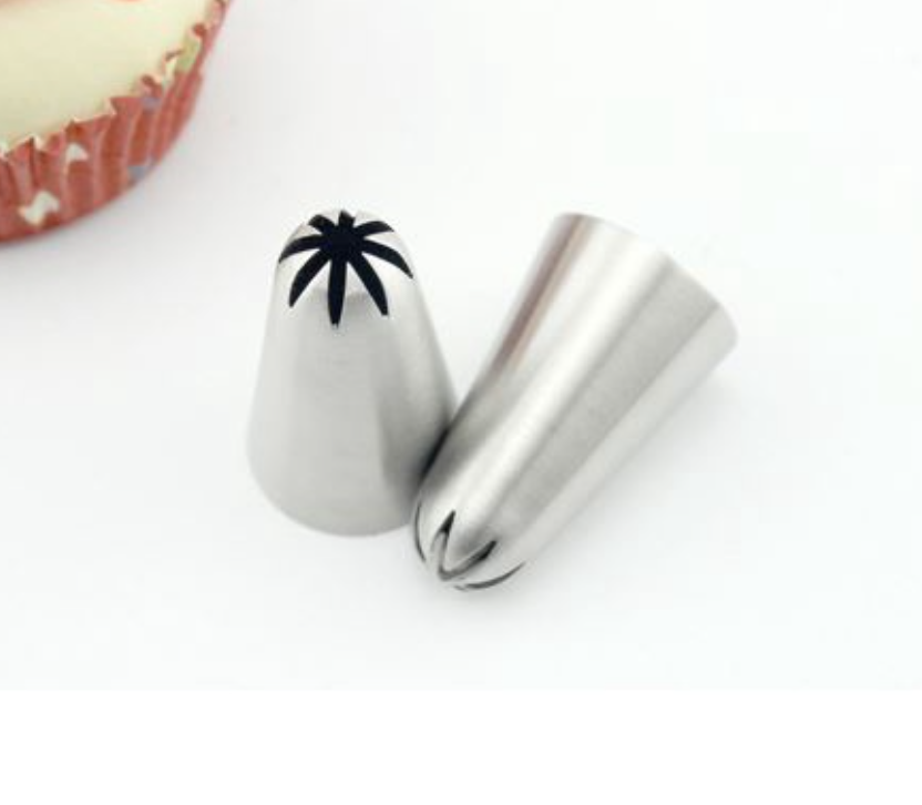 Jenny's butter cookie tip 6B 853 cake decorating swirl open star piping tip buttercream nozzle