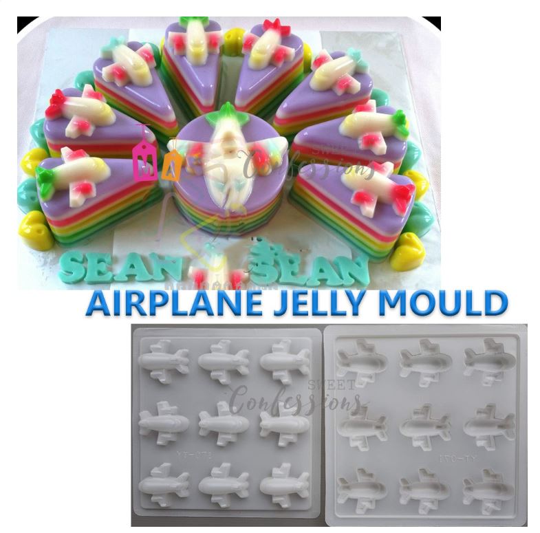 Airplane jelly mould aeroplane agar agar mold children party cake mould