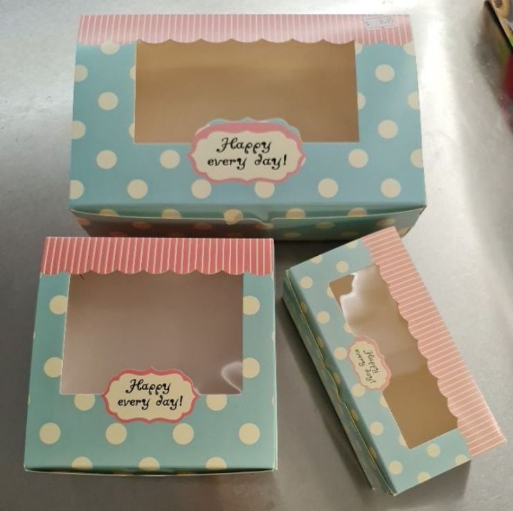 Mooncake box / Cake box/ cupcake/ Brownie / cream puff packaging box cake pastry packing box