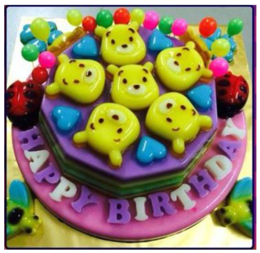 Winnie the pooh bear jelly mould chocolate mold for cake decorating