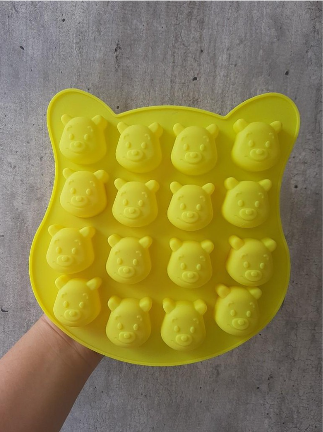 Winnie the pooh bear jelly mould chocolate mold for cake decorating