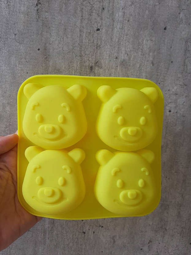 Winnie the pooh bear jelly mould chocolate mold for cake decorating
