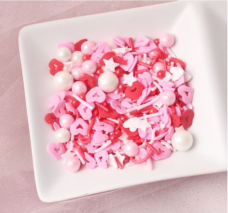 50g / 50ml sprinkles dragees cupcake decoration sugar pearls nonpareils edible glitter ball sprinkle rod