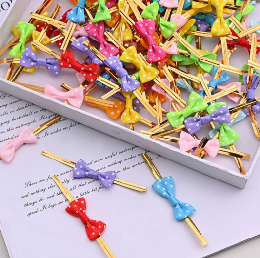 50pcs ribbon wire twist bow wire cookie wrapper fastener