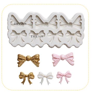 Ribbon & bows silicone mould cake decorating silicon mold