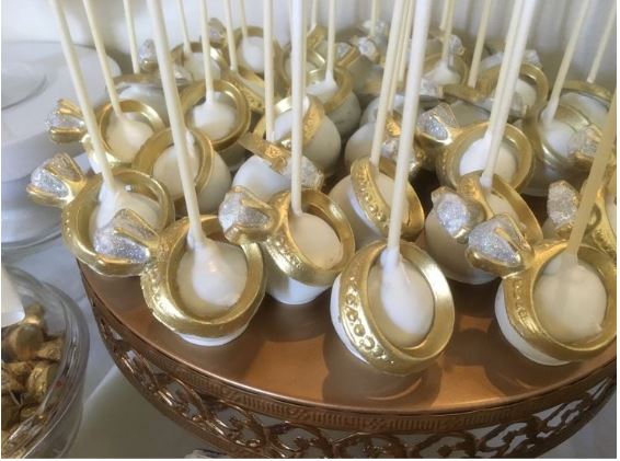 Wedding ring cake pop mould wedding engagement cake pops