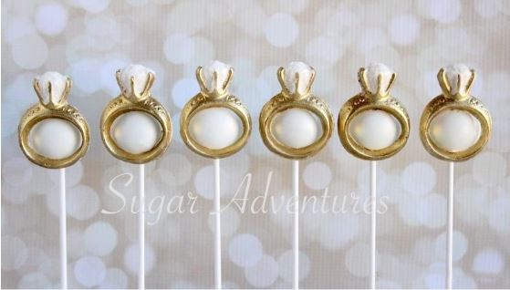 Wedding ring cake pop mould wedding engagement cake pops