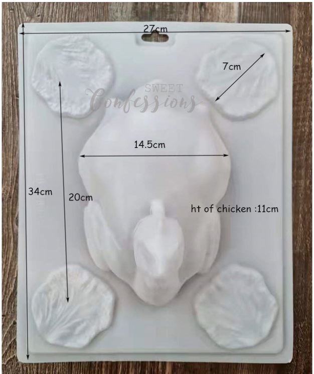 Large Jelly mould - chinese new year vegetarian vegan Suckling roast pig jelly mould agar agar cake mold 果冻模