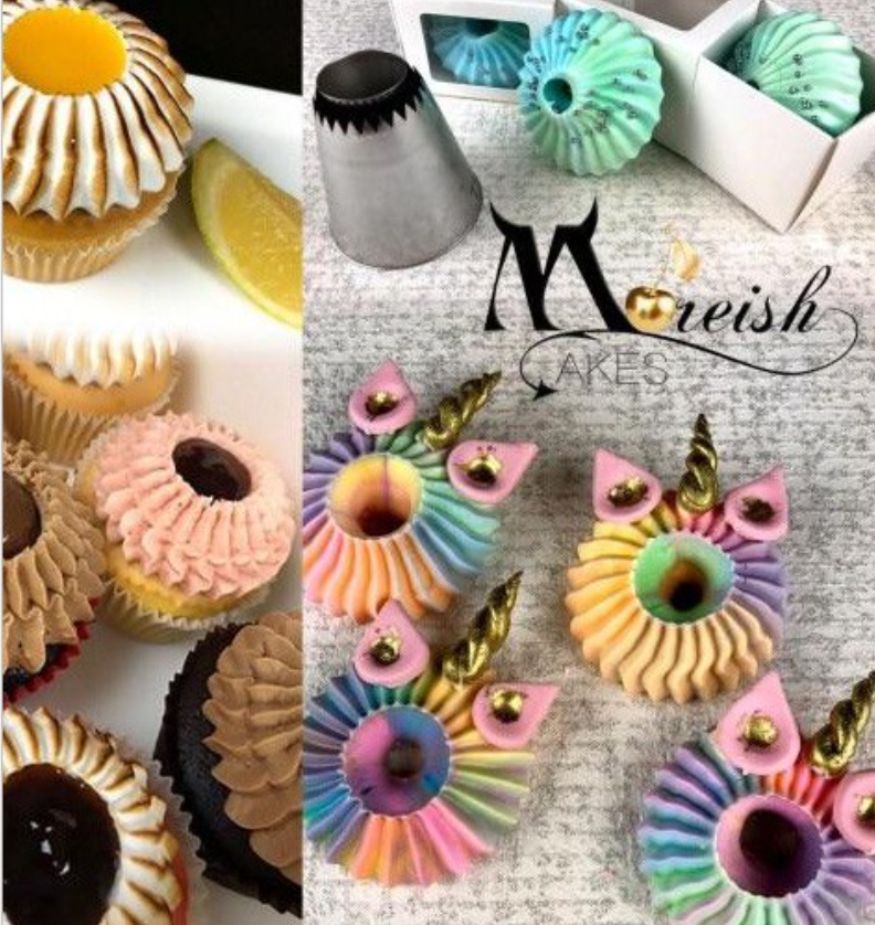 Romia nozzle piping tip sultane buttercream nozzle russian tips piped butter cookie tip
