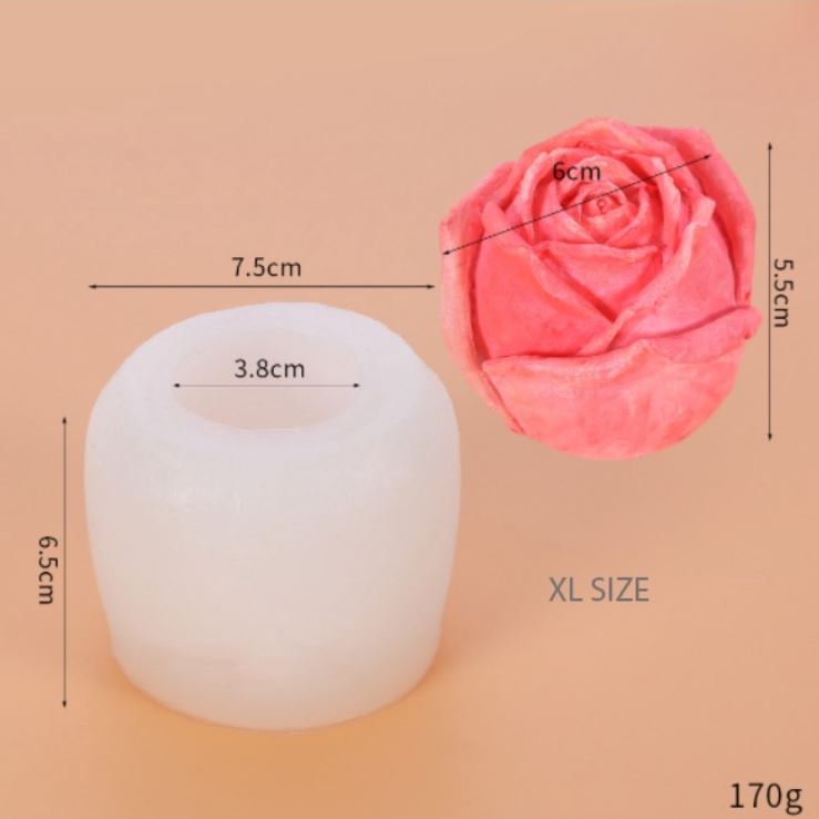 Rose mould jelly chocolate Flower petal mousse cake mold floral 3D mould