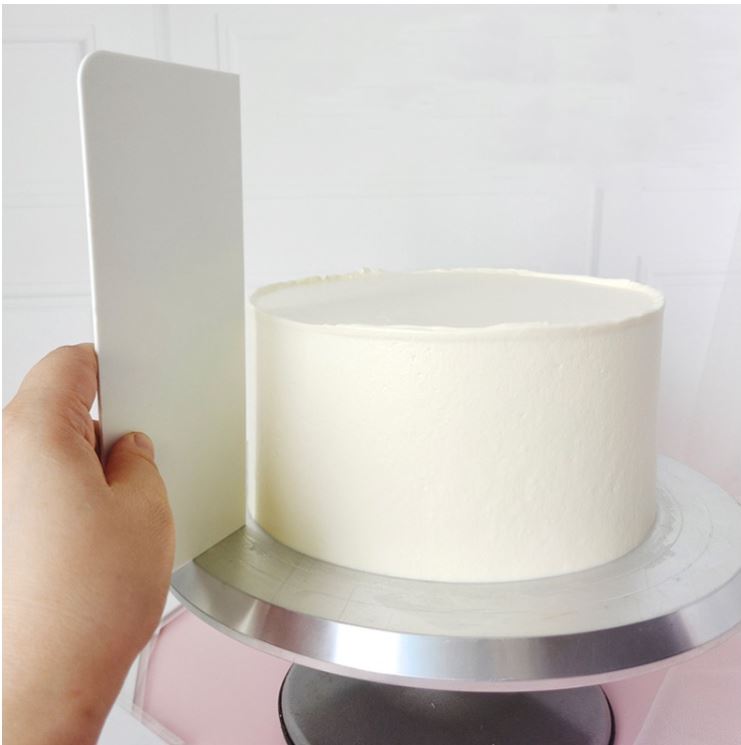 Tall buttercream smoother metal scraper high buttercream smoothing tool leveler