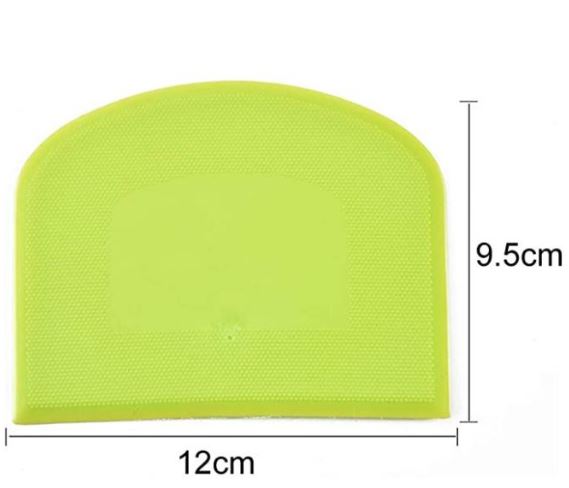 Flexi/Dough Scraper Bowl Scraper Dough Cutter Plastic Bench Scraper Ball spherical cake smoother