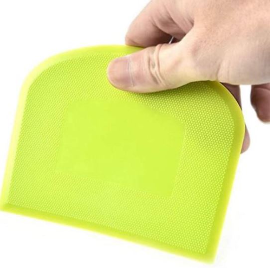 Flexi/Dough Scraper Bowl Scraper Dough Cutter Plastic Bench Scraper Ball spherical cake smoother