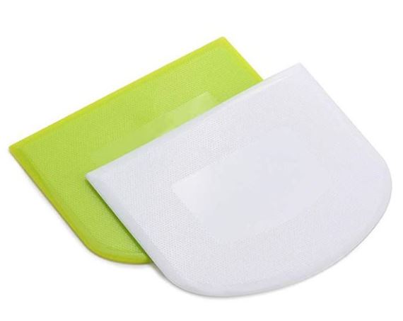 Flexi/Dough Scraper Bowl Scraper Dough Cutter Plastic Bench Scraper Ball spherical cake smoother