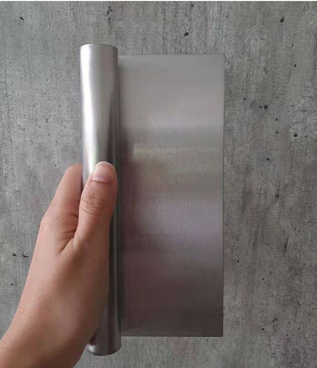 Tall buttercream smoother metal scraper high buttercream smoothing tool leveler