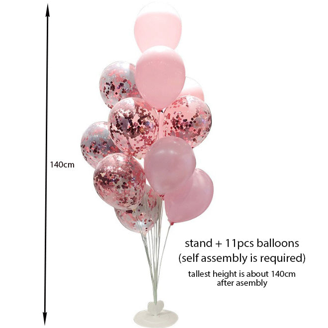 Balloon display stand floating balloons bouquet party decoration