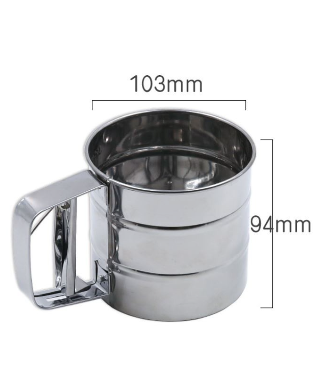 Flour sieve flour sifter stainless steel sieving too