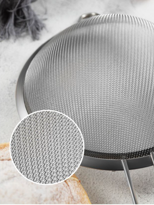 🇸🇬 6 / 8 / 10 inch flour sieve liquid sifter stainless steel round sieve