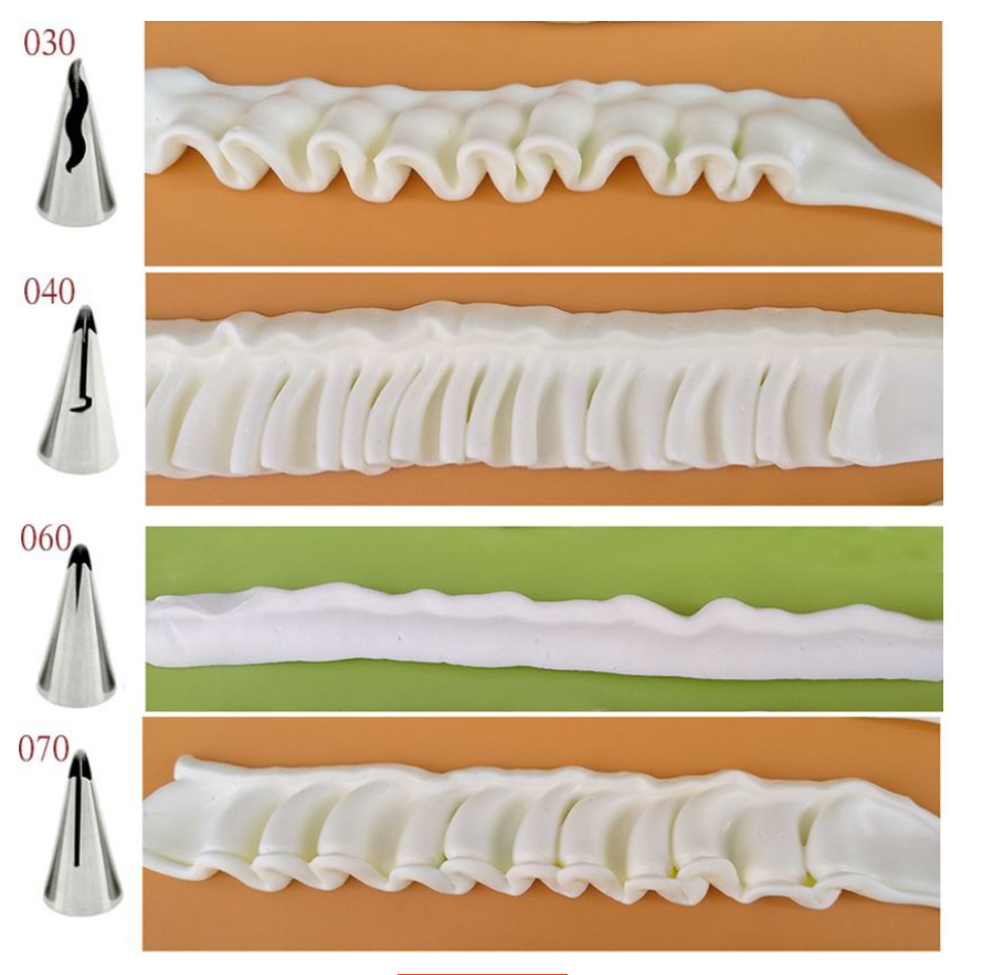 7pcs princess doll skirt ruffles piping nozzle tips buttercream piping set russian piping tip