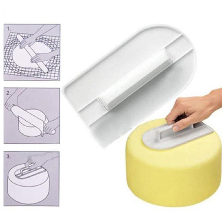 1pc / 4pc set Fondant smoother round edged cake decorating tool