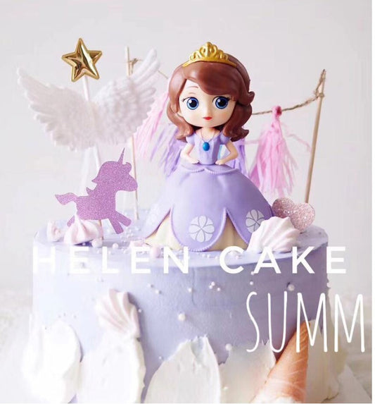 Princess sofia sophia toy figurine birthday cake topper for kids cakes