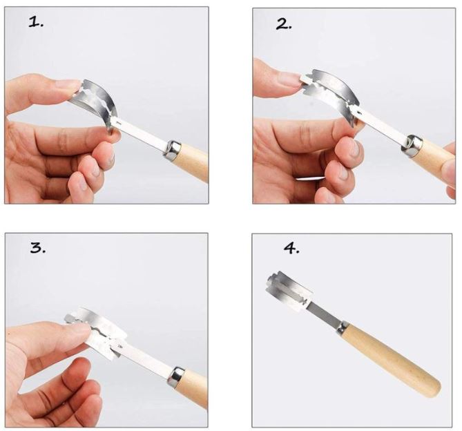 Bread scoring knife loaf lame dough scorer bread scoring blade