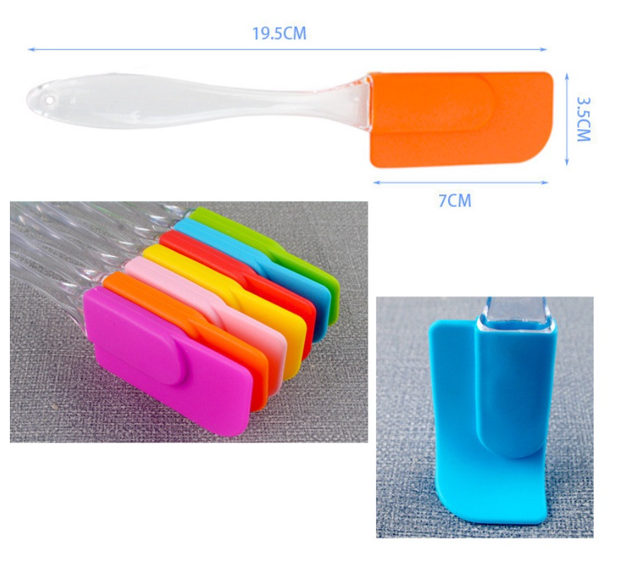 Flexible small spatula creaming scraper smoother mixing tool