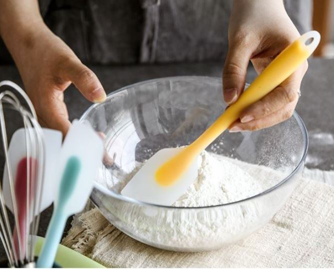 Silicone seamless large spatula cake batter kitchen scraper