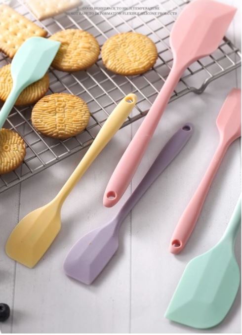Silicone seamless large spatula cake batter kitchen scraper