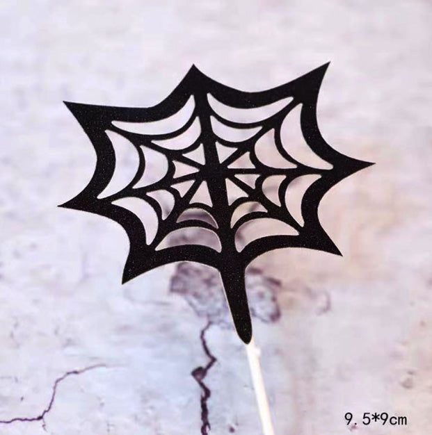 7pcs Spiderman marvel avengers figures for decorating kids birthday cake topper spider black web topper