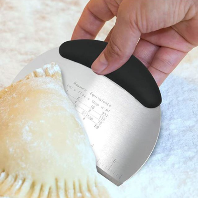 Stainless Steel Bench Scraper Dough Scraper, Dough Cutter & Pastry Scraper