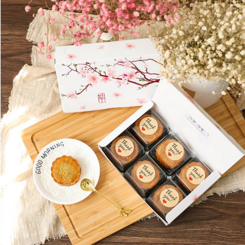 105pcs Thank you stickers baked goods package decoration label brownie cookie gratitude handmade with love sticker