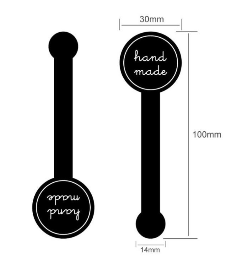 40pcs Sealing stickers handmade packaging box label cookie bag label