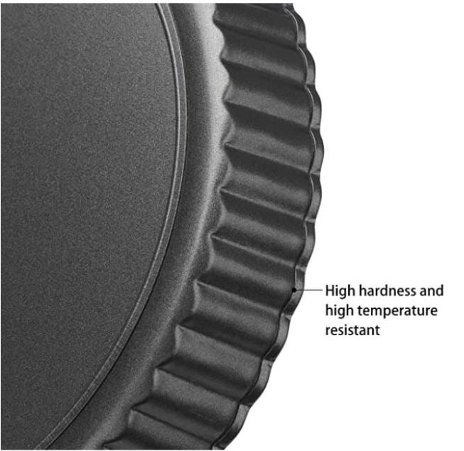 8 / 10 / 12 inch tart pan removable pie base mould round fruit flan pan