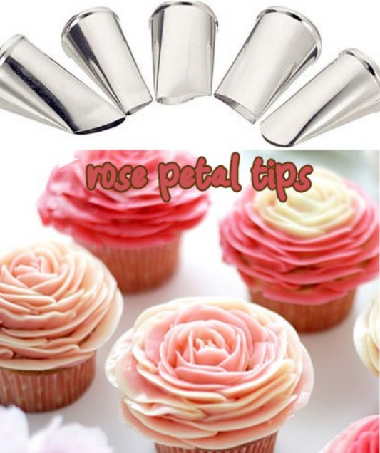 104 103 piping tip rose petal nozzle Korean buttercream flowers piping nozzle 101 102 tip 124