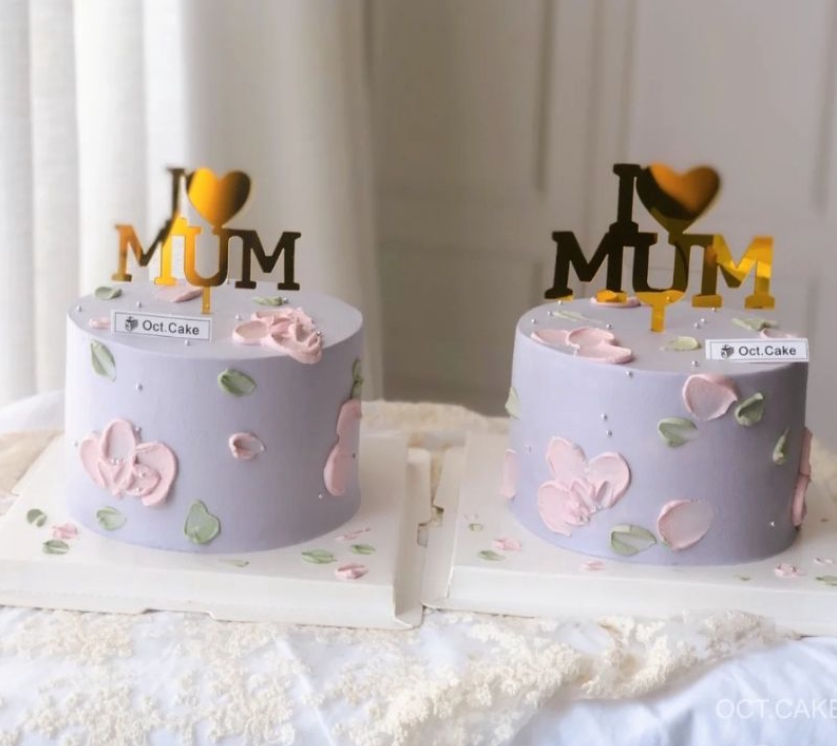 i love my mum dad mother's day father's day birthday cake topper