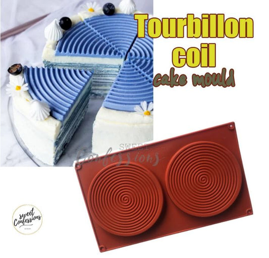 Tourbillon coil mould cake baking mousse mold