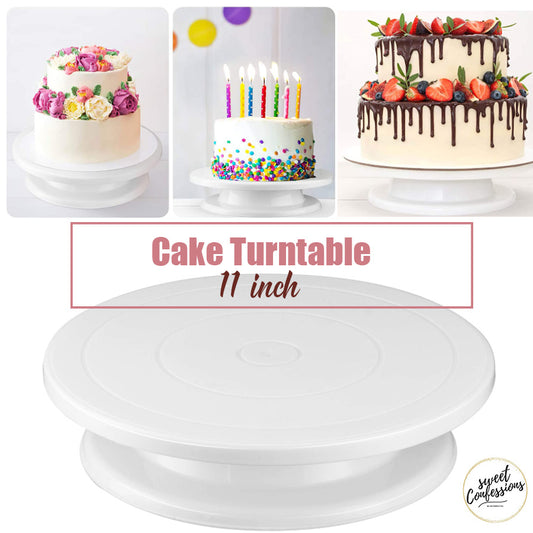 11 inch Large cake turntable for cake decorating or Cake display Stand turn table