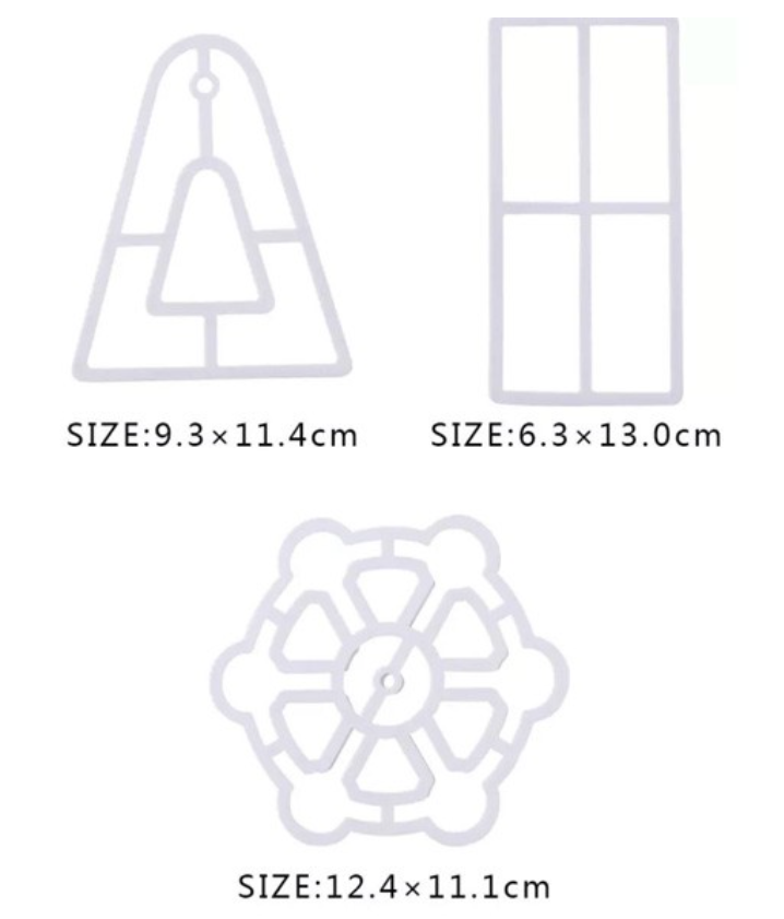 3pcs Ferris wheel cookie cutter fondant cutters mould