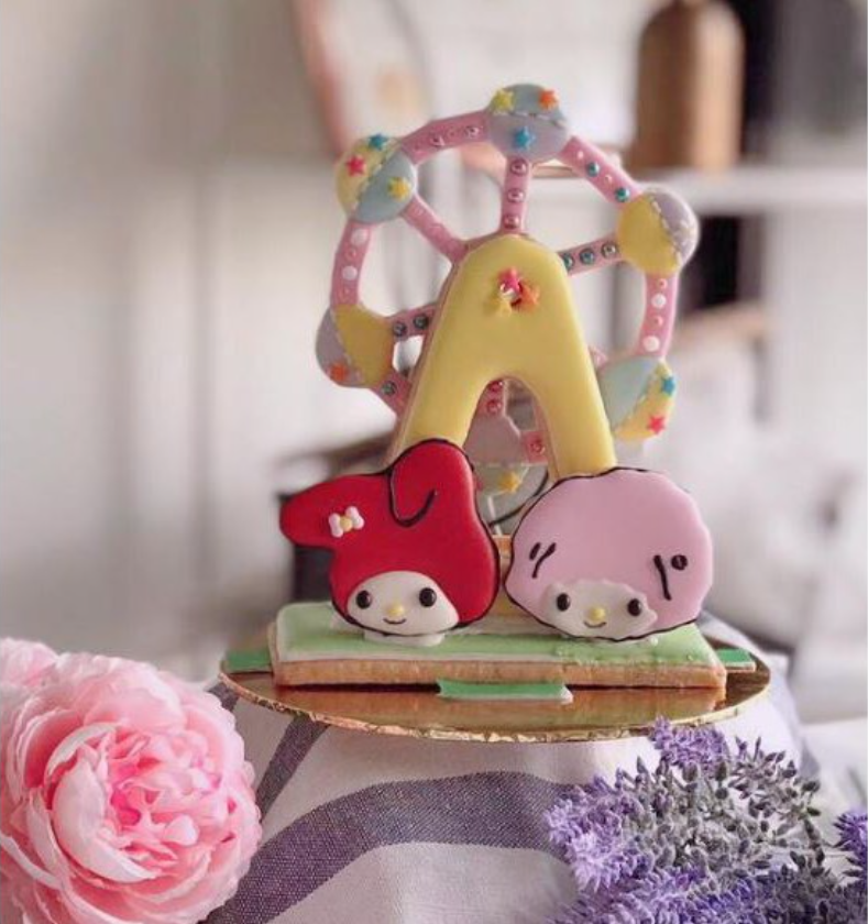 3pcs Ferris wheel cookie cutter fondant cutters mould