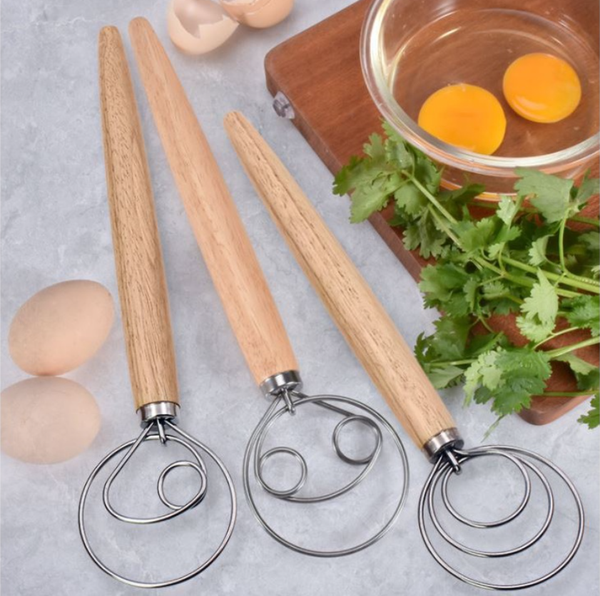 Large Bread dough whisk Batter stirrer sourdough bread mixing tool
