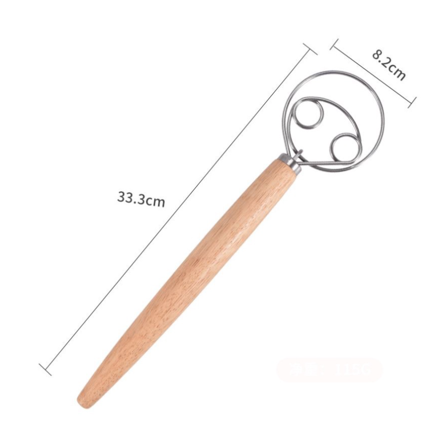 Large Bread dough whisk Batter stirrer sourdough bread mixing tool