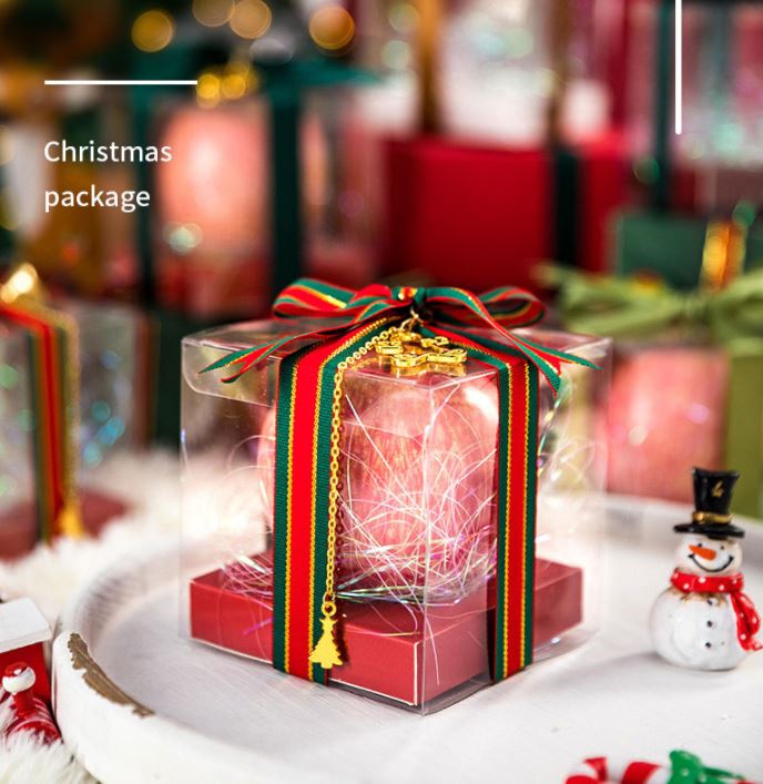 (22m) 2cm Xmas ribbon christmas ribbons green red gift box packaging bow