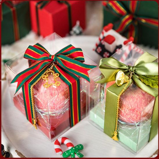(22m) 2cm Xmas ribbon christmas ribbons green red gift box packaging bow