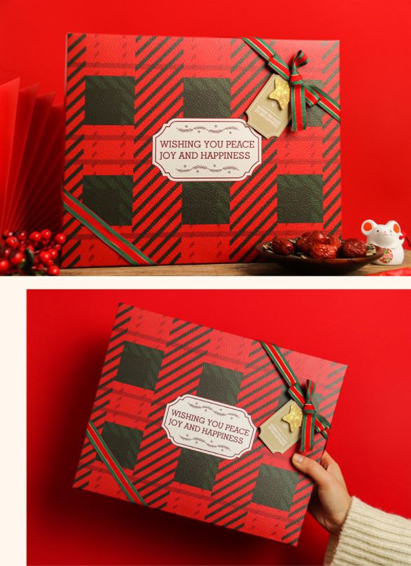 (22m) 2cm Xmas ribbon christmas ribbons green red gift box packaging bow