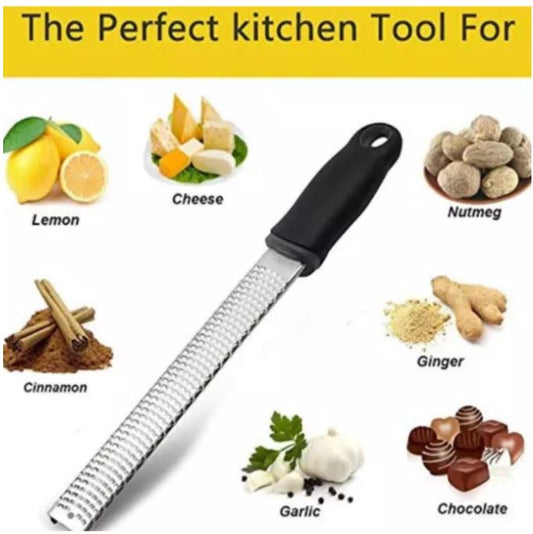Lemon citrus zester cheese grater microplane (free brush)