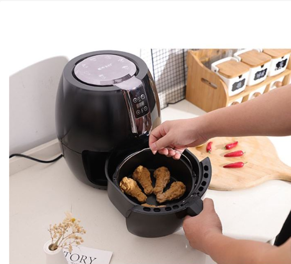 6 / 7 / 8 inch non stick cake pan airfryer pan steaming carbon steel handle mould